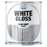 White Gloss Non-Drip Paint 300ml Tin Paint